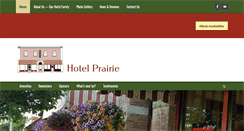 Desktop Screenshot of hotelprairie.com